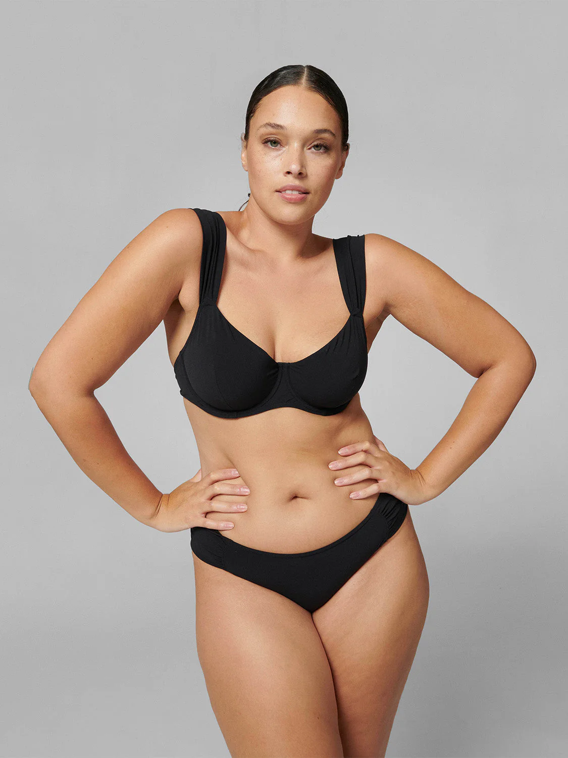 Underwired bikini top - Black - Image 6