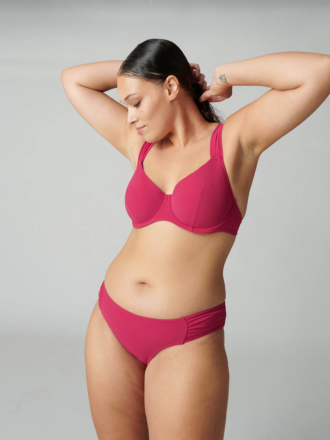 Underwired bikini top - Raspberry - Image 6